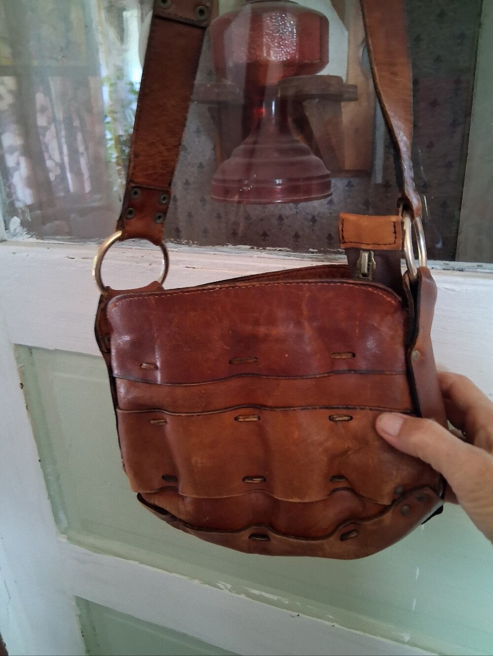 Brown Leather Crossbody Bag - Classic Men's Shoulder Bag
